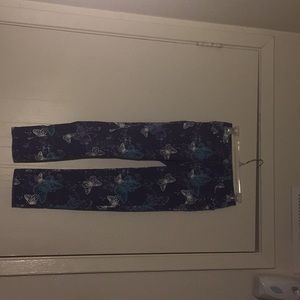 Butterfly blue jeans